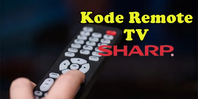 Kode remote tv sharp